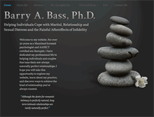 Tablet Screenshot of drbarrybass.com